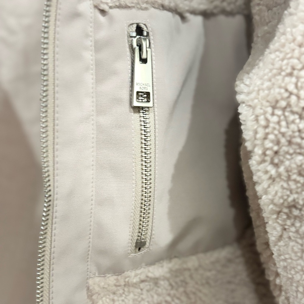 Michael Kors Champagne Sherpa Jacket - Picture 6 of 10